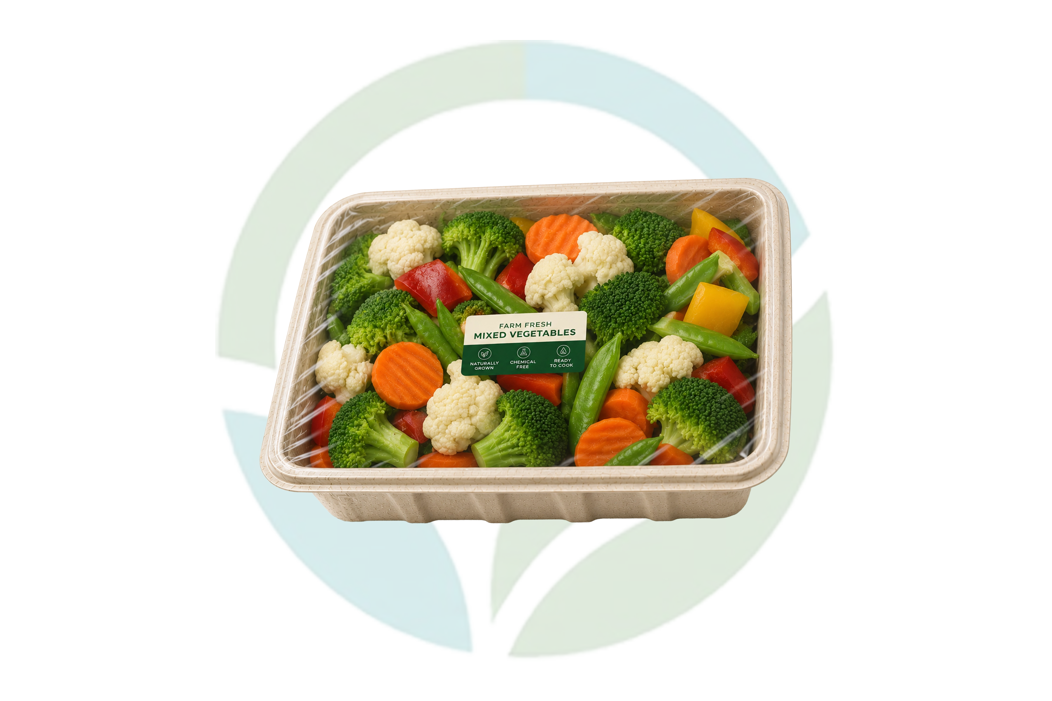 Full QRCOPAR ready meal tray