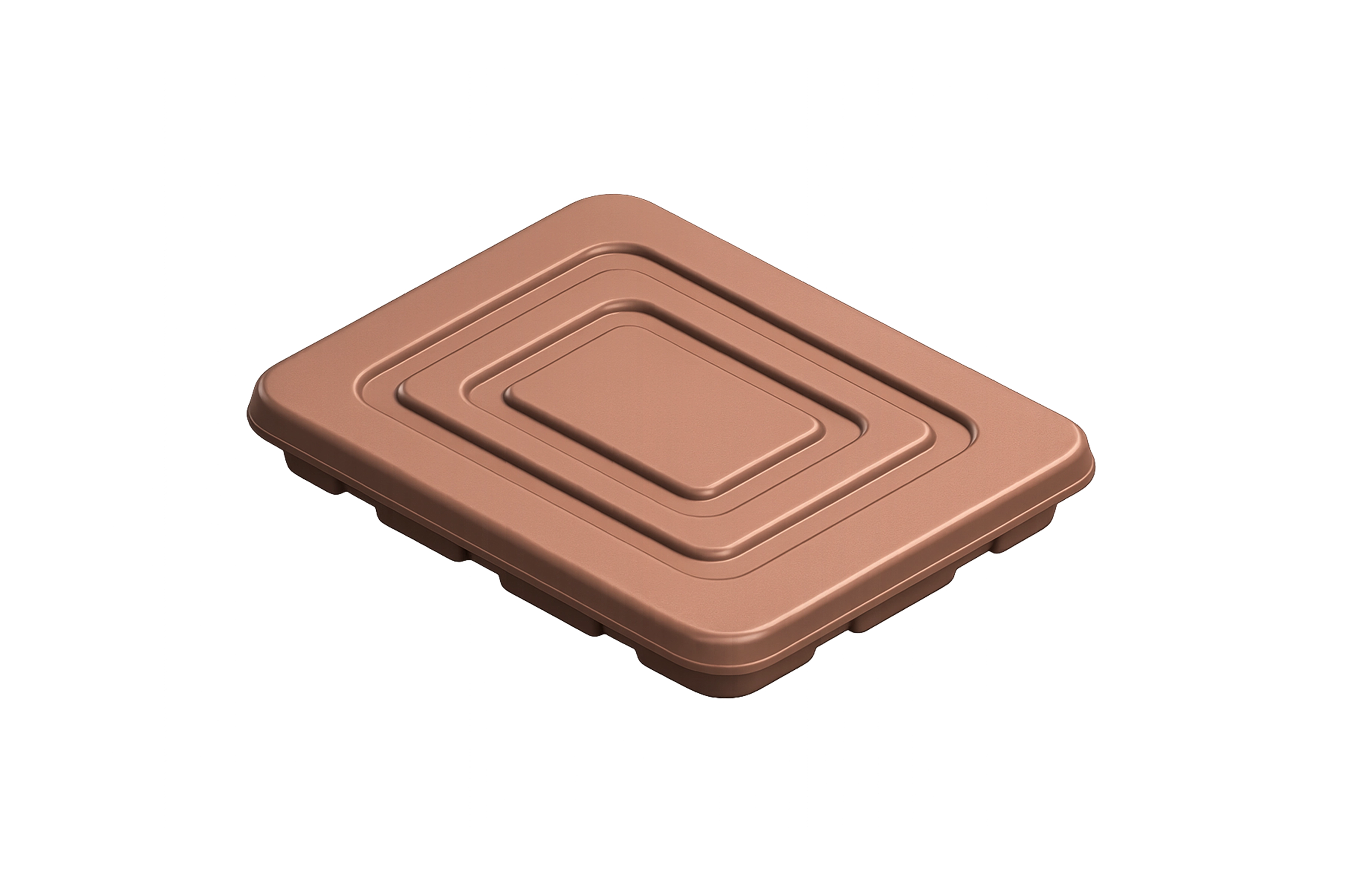 Lidded molded fibre packaging assembly