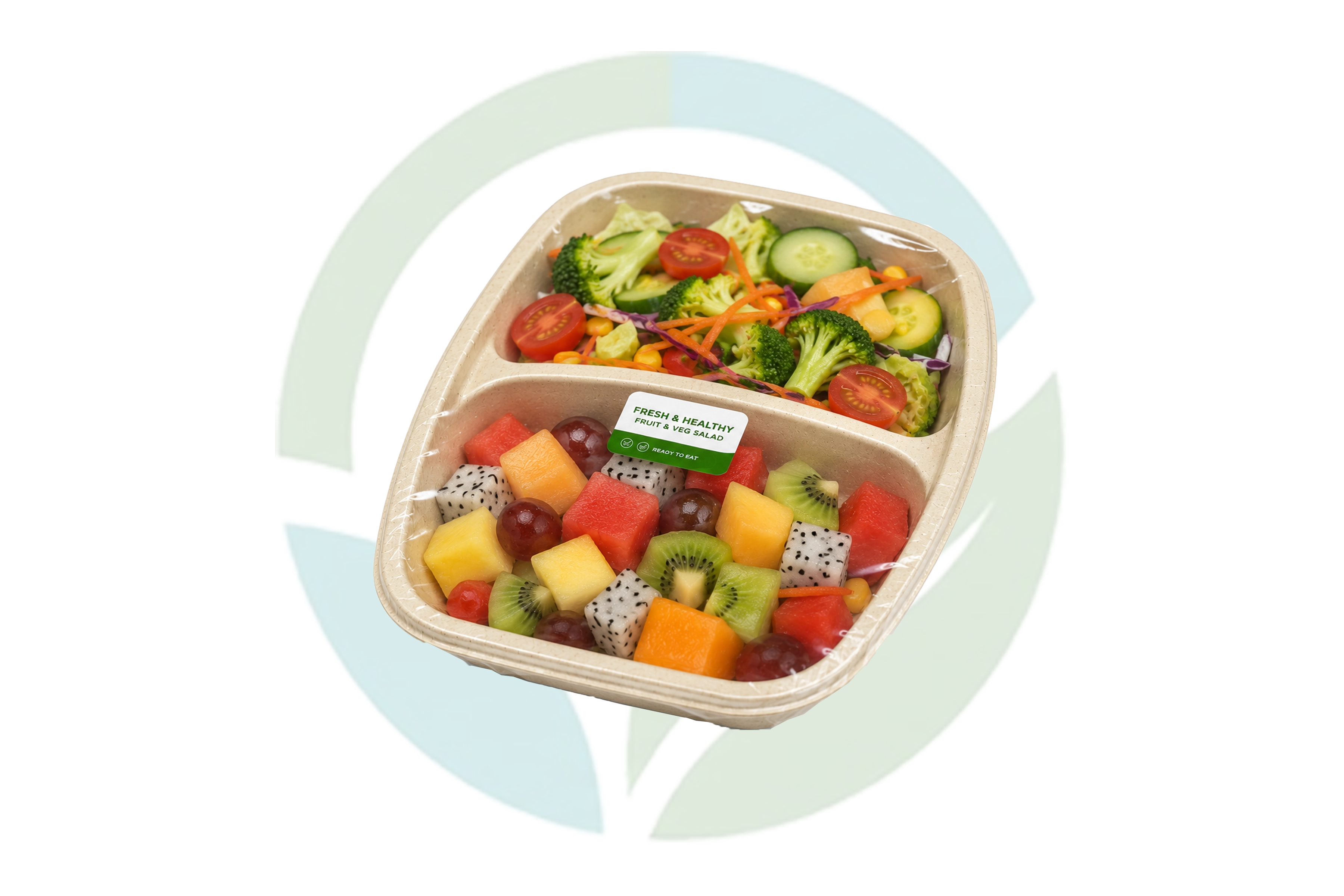 CPET-laminated ready meal tray