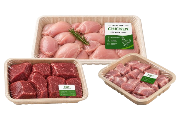 Full QRCOPAR meat tray