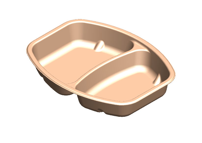 2C meal tray full product view